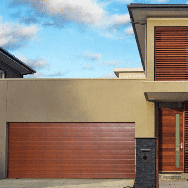 A Timber Look Sectional Panel Door