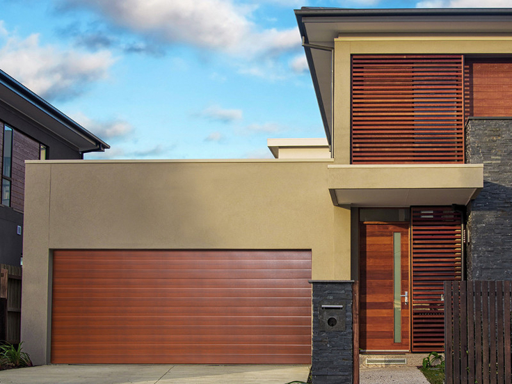 Garage Doors with a Timber Look Finish