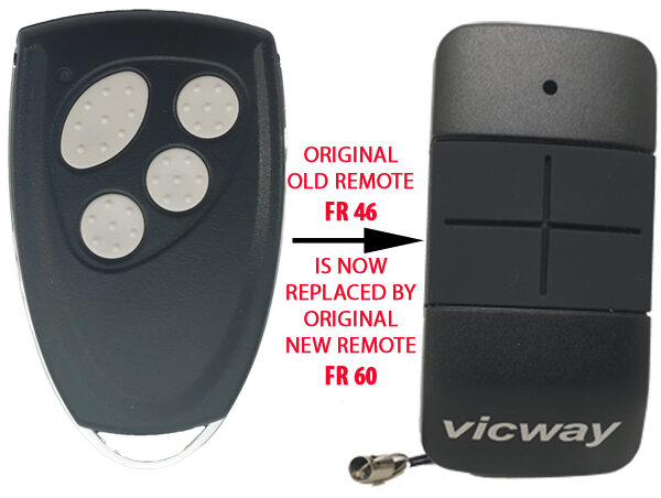 Vicway FR60 Garage Door Opener Remote